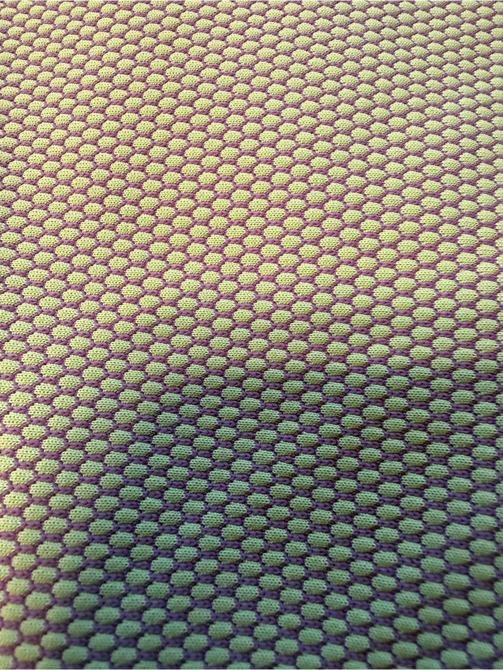 Jacquard print fabric. Light green